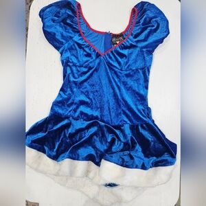 Ladies sexy 80s Halloween costume. Charades brand Rainbow brite dress Sz L